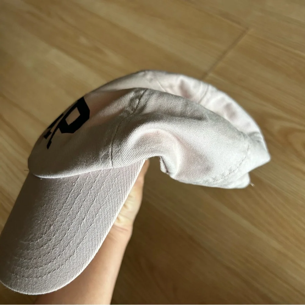 Gap Twill Logo Pale Pink Khaki Cat Youth OS